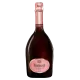 Bouteille de Champagne Ruinart Brut Rosé – robe corail, étiquette emblématique