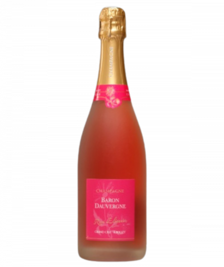 Bouteille de Champagne BARON DAUVERGNE Grand Cru Élégance Rosé, une expérience de luxe en rosé pétillant