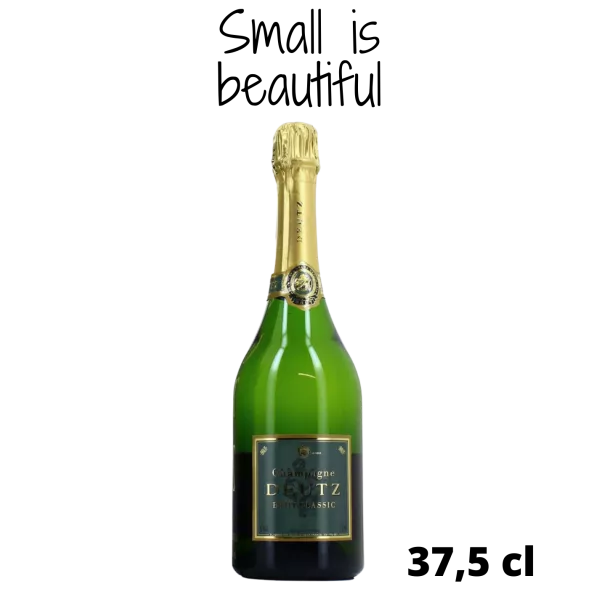 Demi-bouteille de Champagne Deutz Brut Classic 37,5cl, vue de face