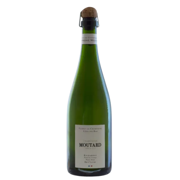 Bouteille de Champagne Moutard Richardot Pinot Noir Vieilles Vignes