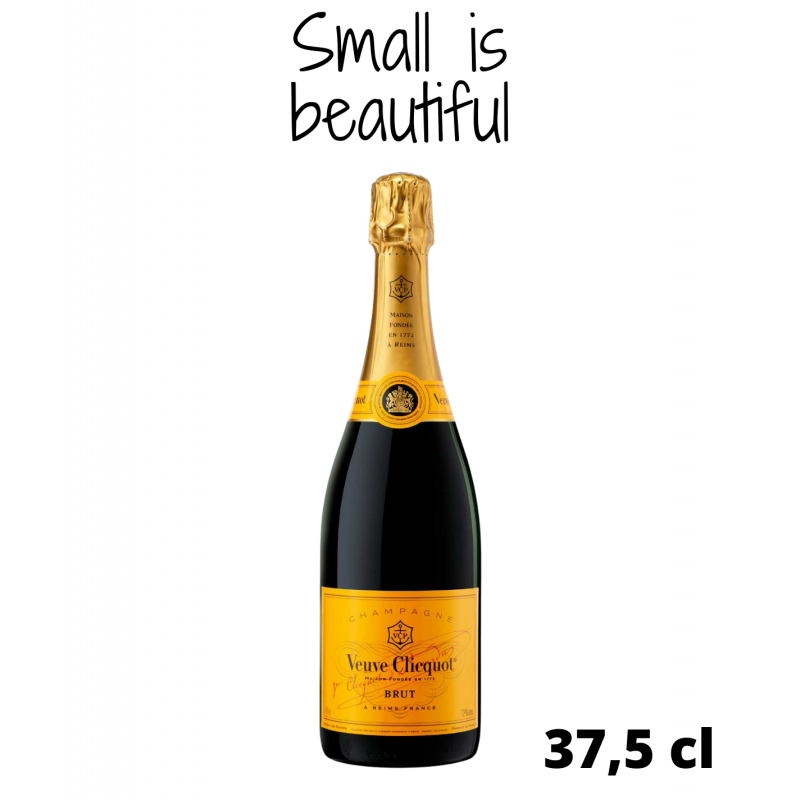 Demi Bouteille de Champagne VEUVE CLICQUOT Carte Jaune