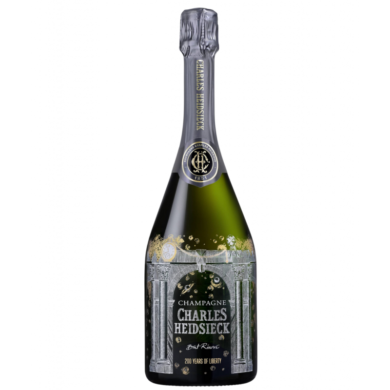 Bouteille de Champagne CHARLES HEIDSIECK Brut Réserve Collector 200 ans