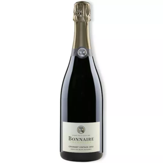 Bouteille de Champagne Bonnaire Cramant Blanc de Blancs 2015, vue de face
