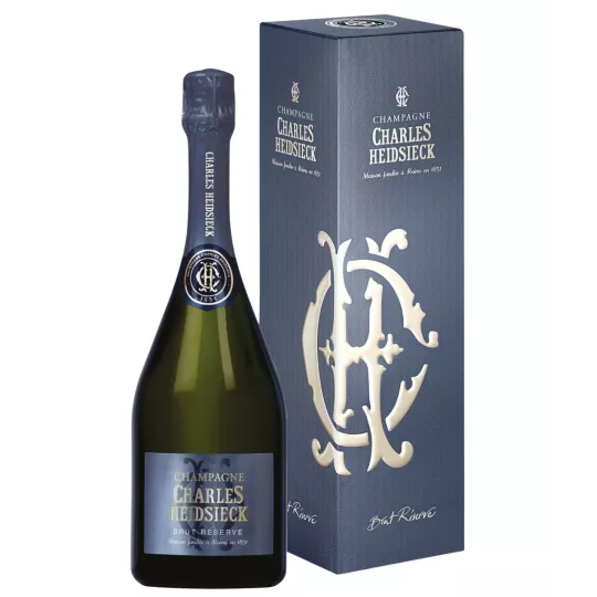 Bouteille de Champagne CHARLES HEIDSIECK Brut Réserve avec étui