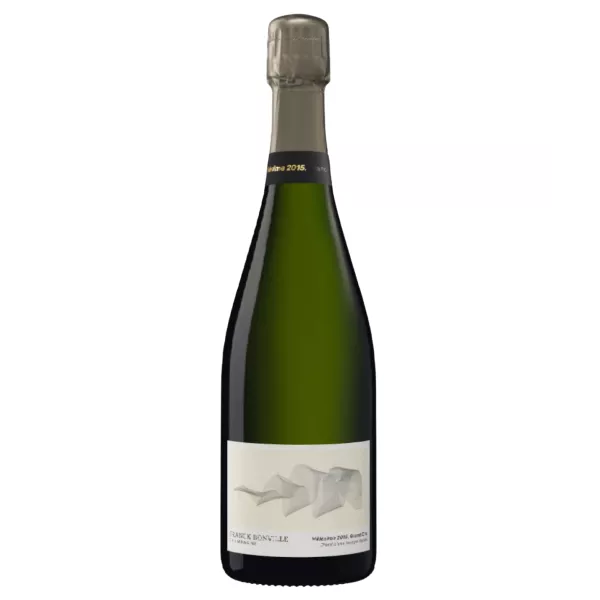 Bouteille de Champagne Franck Bonville Blanc de Blancs Millésime 2015, vue de face