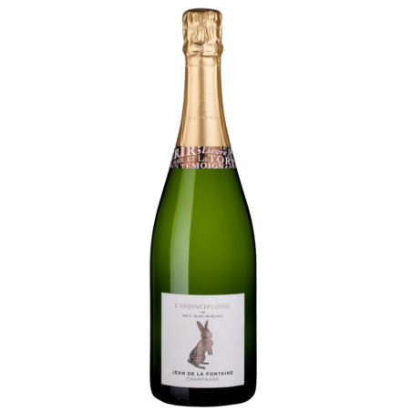 JEAN DE LA FONTAINE Champagne L’indisciplinée brut blanc de blancs bouteille 75 Cl