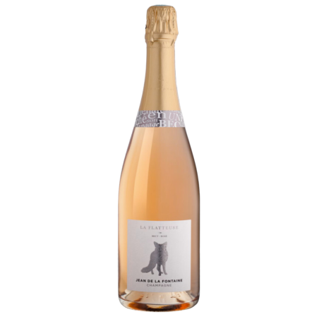 JEAN DE LA FONTAINE Champagne La flatteuse brut rosé bouteille 75 Cl
