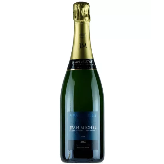 Bouteille de Champagne Jean Michel Blanc de Meunier Millésime 2018, vue de face