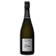 Bouteille de Champagne Fleury Sonate Extra-Brut 2013, étiquette blanche, vue de face