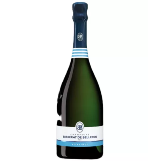 Bouteille de Champagne Besserat de Bellefon Extra Brut, 75cl, vue de face