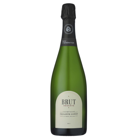 Étiquette du Champagne PHILIPPE GONET Brut Réserve - Élégance pétillante en bouteille