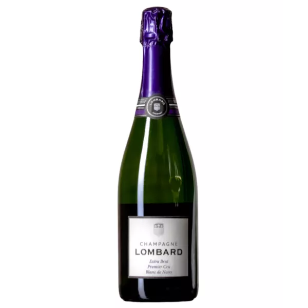 Bouteille de Champagne LOMBARD Signature Blanc de Noirs Extra-Brut - Un goût unique en chaque goutte.