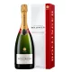 Magnum de Champagne Bollinger Spécial Cuvée avec coffret rouge, bouteille debout
