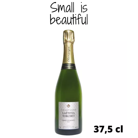 Demi bouteille de champagne LAËTITIA TORCHET Brut Blanc de Blancs