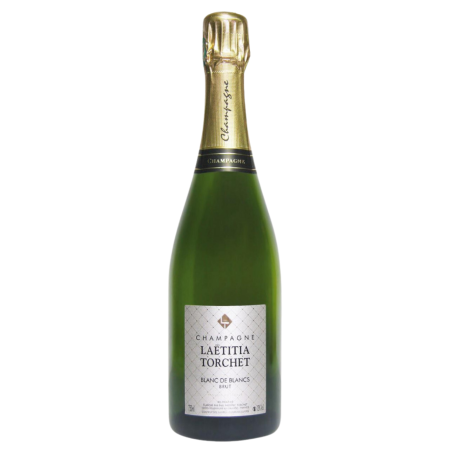 Magnum de Champagne LAËTITIA TORCHET Brut Blanc de Blancs - Bouteille élégante
