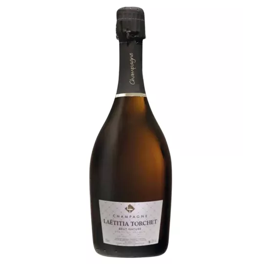 Bouteille de champagne LAËTITIA TORCHET Brut Nature.