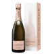 Bouteille de Champagne Louis Roederer Rosé Millésime 2016, vue de face