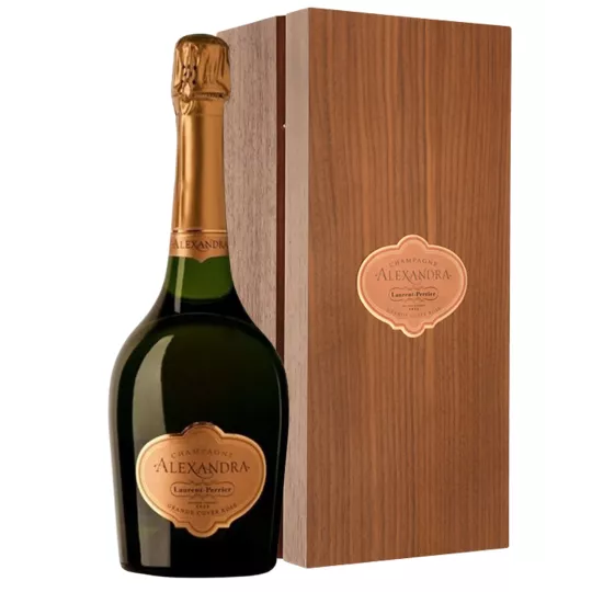 Bouteille de Champagne Laurent-Perrier Cuvée Alexandra Rosé 2012, vue de face