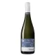Bouteille de Champagne Moussé L’Esquisse, étiquette bleue, vue de face