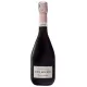 Bouteille de Champagne Jean Michel Rosé de Saignée 2018, rosé intense, vue de face