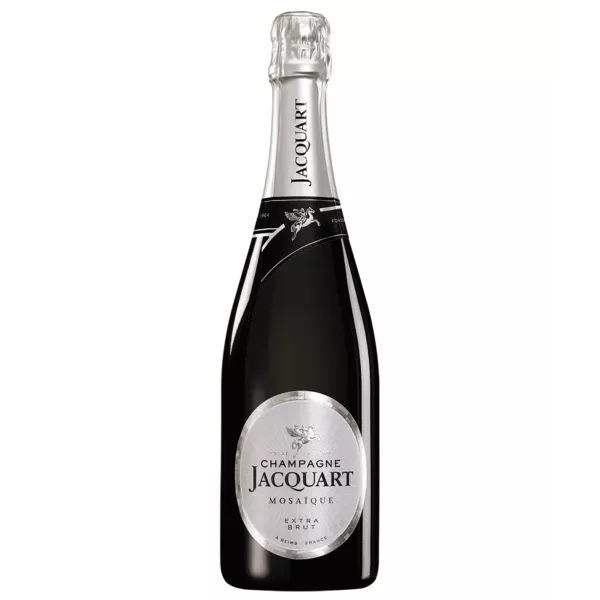 Bouteille de Champagne Jacquart Mosaïque Extra-Brut 75cl, vue de face
