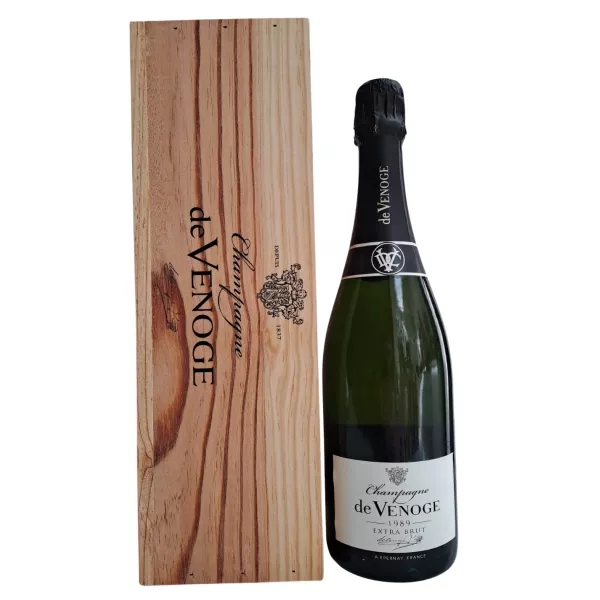 Vinothèque De Venoge Extra Brut Millésime 1989 caisse bois