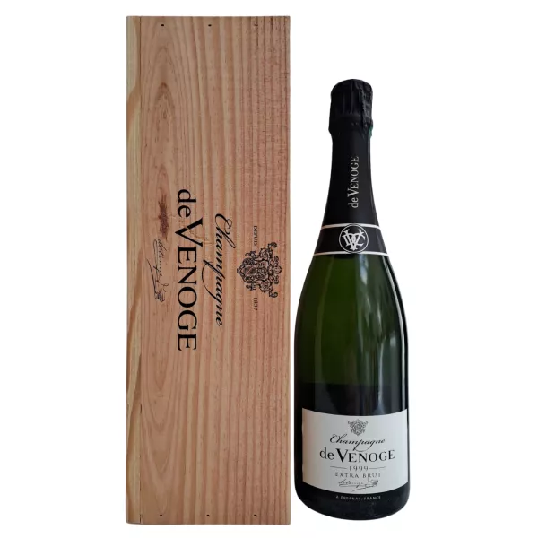 Vinothèque De Venoge Extra Brut Millésime 1999 caisse bois