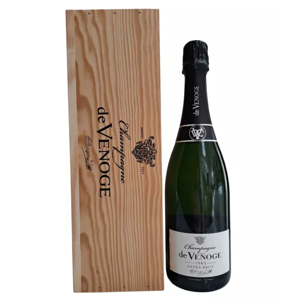 Vinothèque De Venoge Extra Brut Millésime 1983 caisse bois