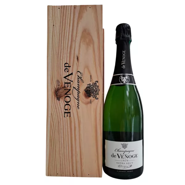 Vinothèque De Venoge Extra Brut Millésime 1979 caisse bois