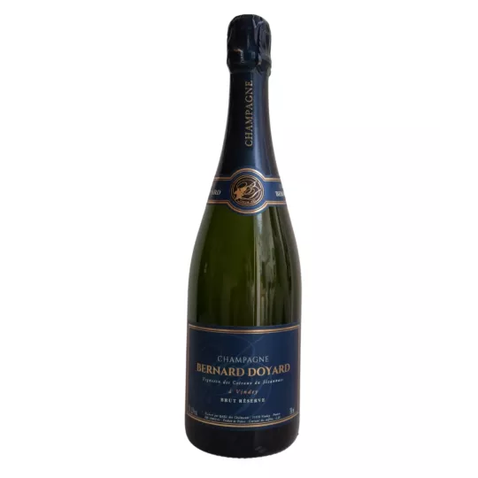 Bouteille de Champagne Bernard Doyard Brut Réserve Blanc de Blancs, vue de face