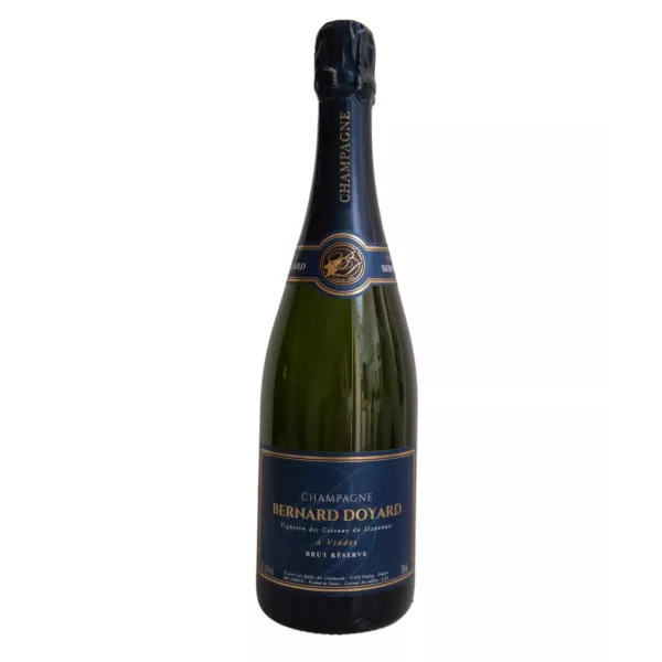 Bouteille de Champagne Bernard Doyard Brut Réserve Blanc de Blancs, vue de face