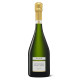 Bouteille de Champagne Haton Cuvée Pure, étiquette blanche, capsule dorée, vue de face