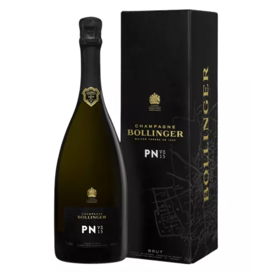 Bouteille de Champagne Bollinger PN VZ 19, 75cl, vue de face