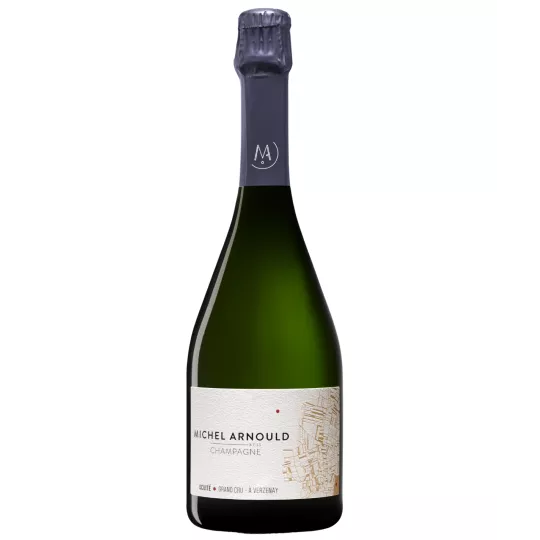 Bouteille de Champagne Michel Arnould Acuité Grand Cru Extra Brut, vue de face