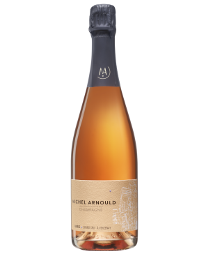 Bouteille de Champagne Michel Arnould Genèse Extra Rosé – Pinot Noir Grand Cru Verzenay