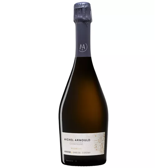 Bouteille de Champagne Michel Arnould Heuristique 2019, Grand Cru, vue de face