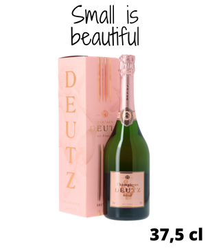 Demi Bouteille de Champagne DEUTZ Brut Rosé avec etui