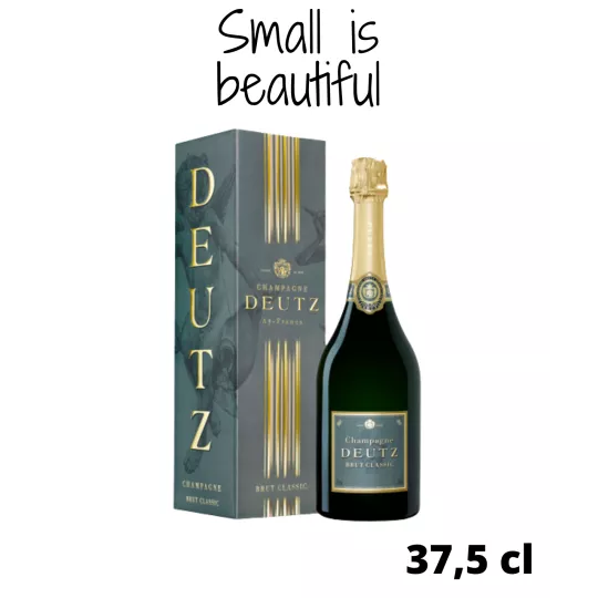 Bouteille de Champagne Deutz Brut Classic 37,5cl, vue de face