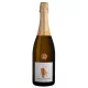 Bouteille de Champagne Jean de la Fontaine La Majestueuse Brut Millésime 2017, vue de face