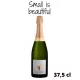 Demi-bouteille de Champagne Jean de La Fontaine L’Éloquente Brut, vue de face sur fond neutre