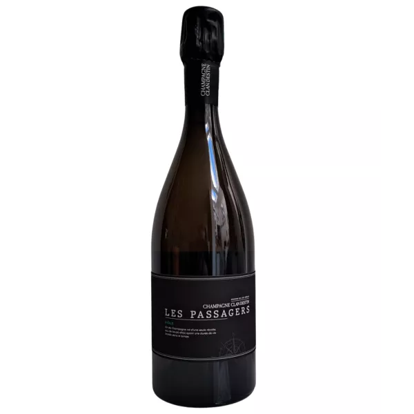 Etiquette de la bouteille de Champagne Clandestin cuvée Fiole 2022 dégorgé septembre 2024