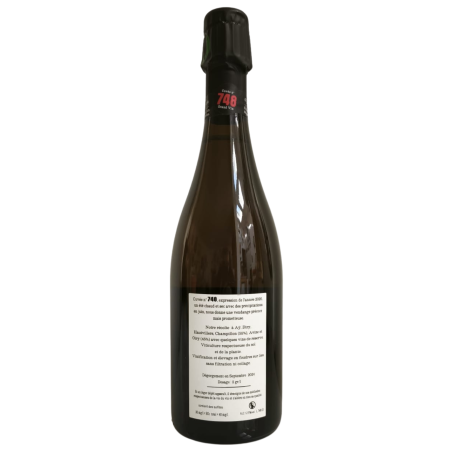 Champagne Jacquesson 748 dégorgé Septembre 2024