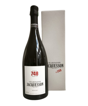 Magnum de Champagne Jacquesson Cuvée 748 Extra Brut 150cl – bouteille et étiquette