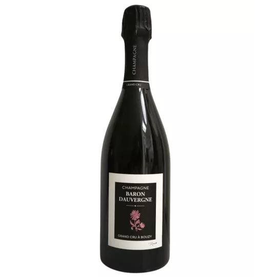 Bouteille de champagne Baron Dauvergne Grand Cru Elégance Rosé