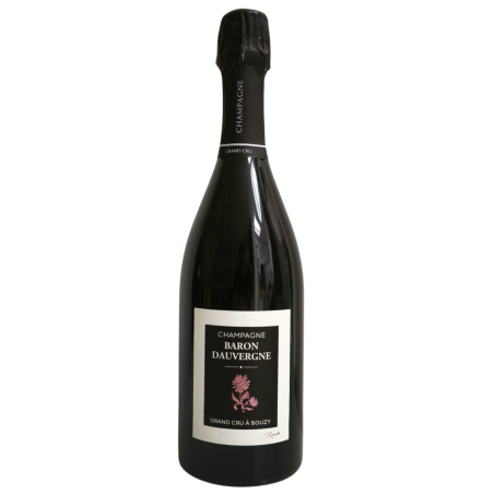 Bouteille de champagne Baron Dauvergne Grand Cru Elégance Rosé