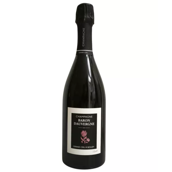 Bouteille de champagne Baron Dauvergne Grand Cru Elégance Rosé