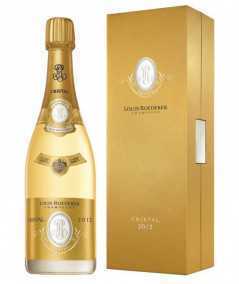 Bouteille de Champagne Cristal Roederer Millésime 2016 – coffret luxe doré