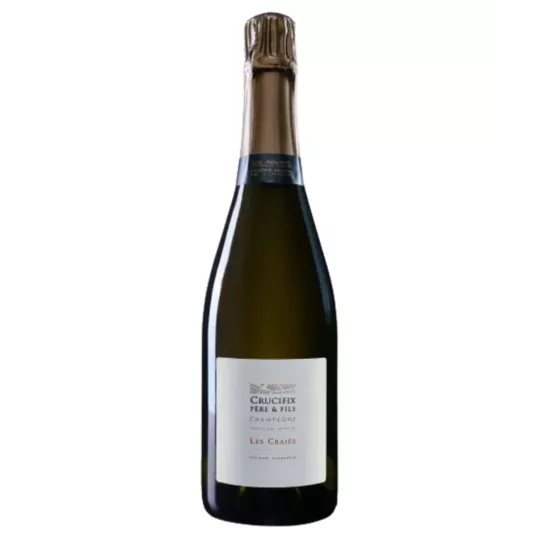Bouteille de Champagne Crucifix Les Craies – Blanc de Blancs Extra Brut Premier Cru