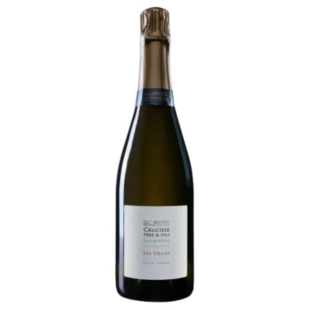 Bouteille de Champagne Crucifix Les Craies – Blanc de Blancs Extra Brut Premier Cru