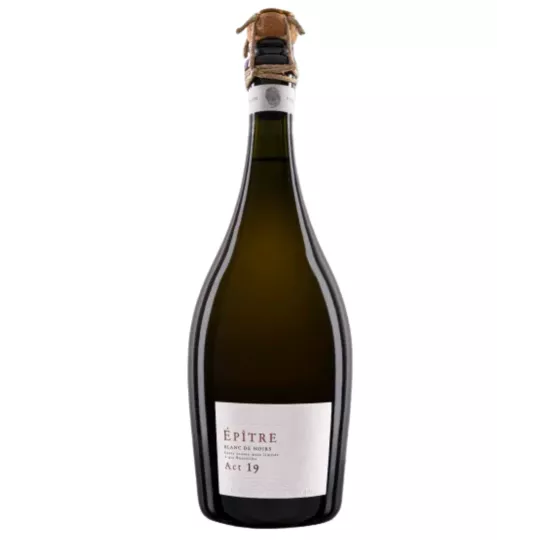 Bouteille de Champagne Épître Act 19 millésimé 2019, Blanc de Noirs Extra-Brut, Premier Cru de la Montagne de Reims – Domaine Cr